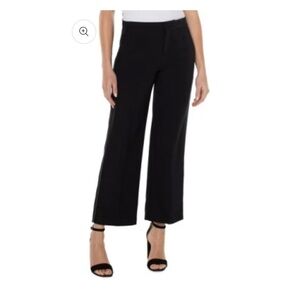NWT Liverpool Women's Black Wide-Leg Pants